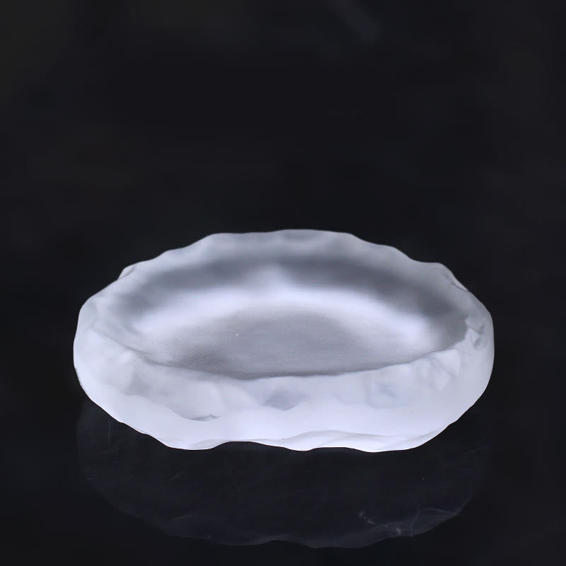 Buddha Stones馬年 蓮の実 蓮の葉 瑠璃 クリスタルアート作品 自宅 オフィス エネルギー装飾 - 波型エッジパッド 10.5×9.5×5cm - image 6