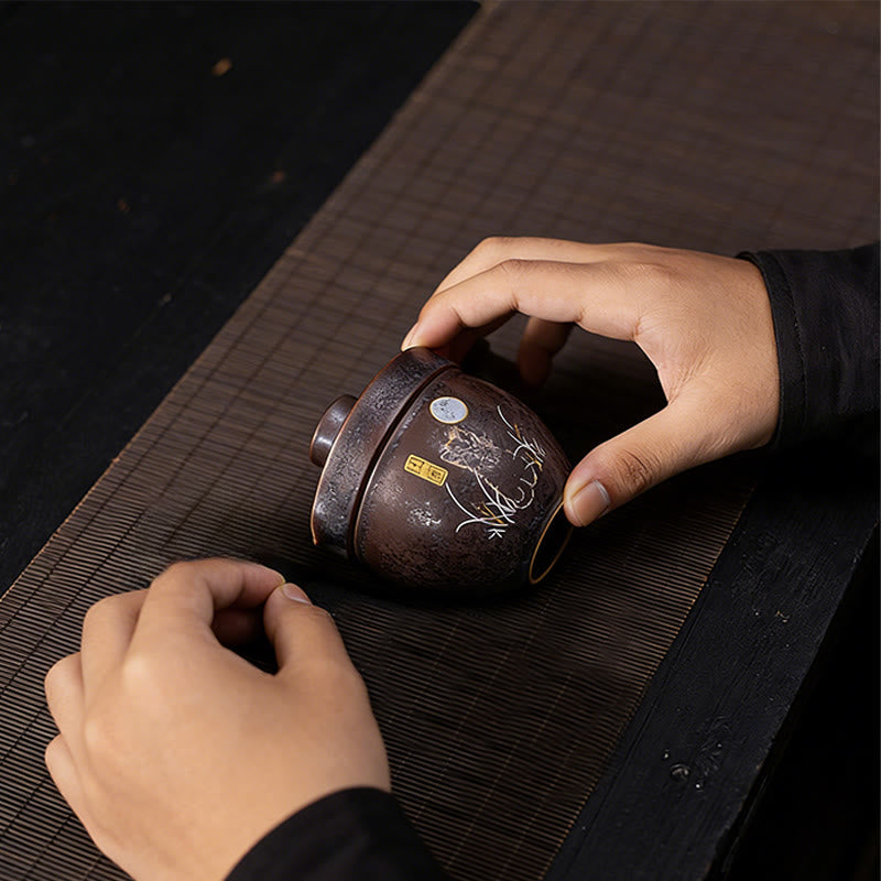 Buddha Stonesかわいい猫のティーカップカンフーティーカップ  - image 8