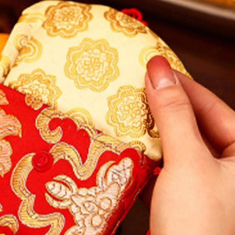 Buddha Stones午年 2026 新年 福文字 幸運の刺繍 中国製 赤い封筒 - image 16