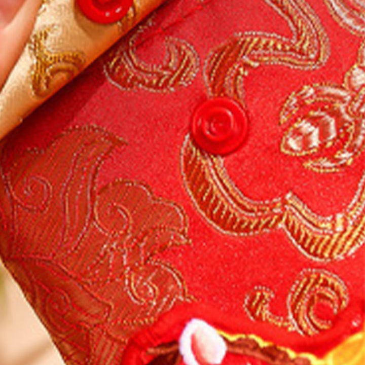 Buddha Stones午年 2026 新年 福文字 幸運の刺繍 中国製 赤い封筒 - image 15