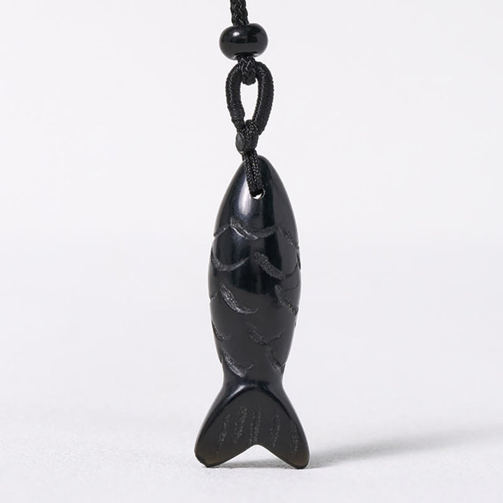 Buddha Stones彫刻鯉クリスタルインド瑪瑙アメジスト暖かさ豊かさネックレスペンダント - image 64