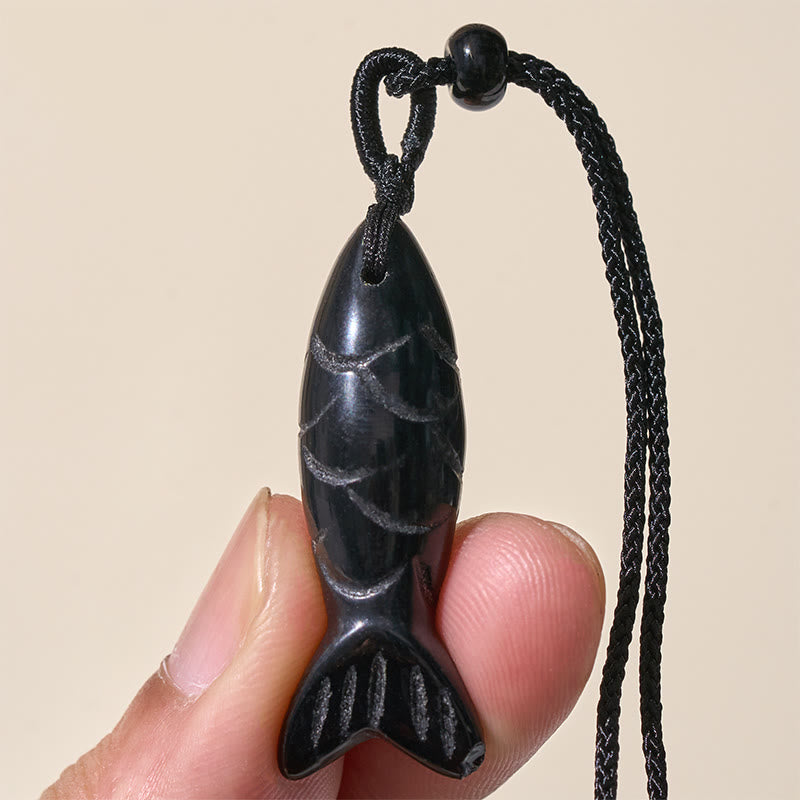 Buddha Stones彫刻鯉クリスタルインド瑪瑙アメジスト暖かさ豊かさネックレスペンダント - image 65