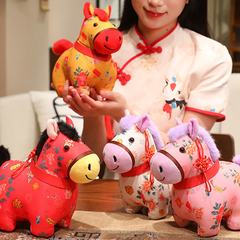 馬年用Buddha Stones赤紐中国結び 吊り下げ飾り - image 19