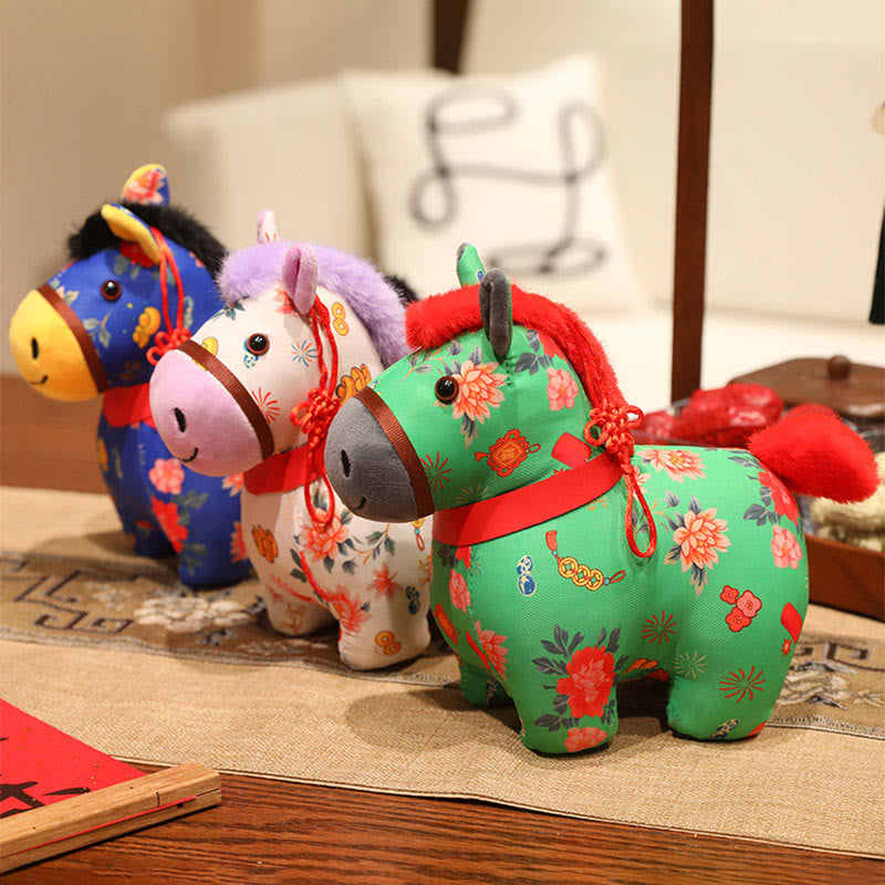 馬年用Buddha Stones赤紐中国結び 吊り下げ飾り - image 17