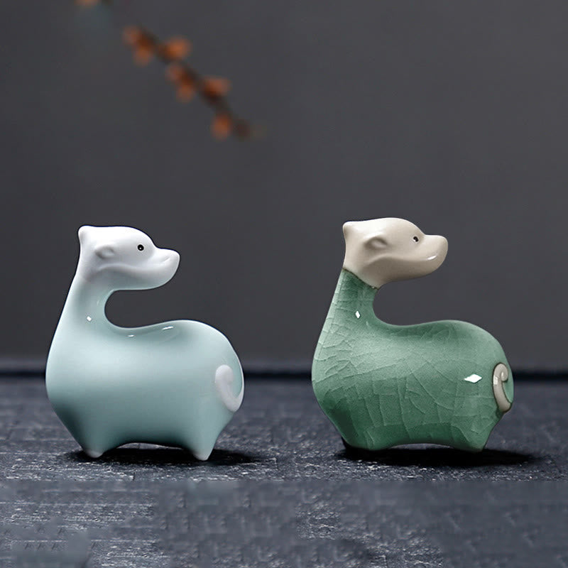 Buddha Stones十二支 陶器 ティーペット ホームデコレーション - image 38