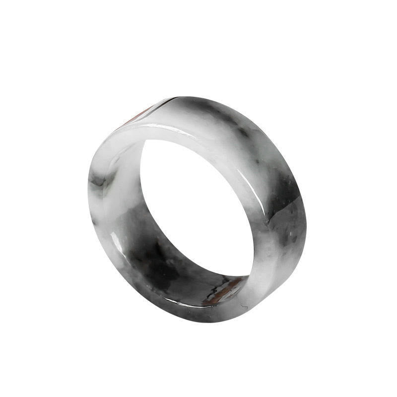 Buddha Stones 翡翠の豊かさの幸運の指輪 - image 9