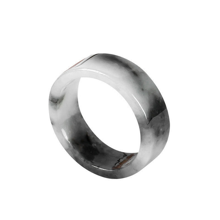 Buddha Stones 翡翠の豊かさの幸運の指輪 - image 9