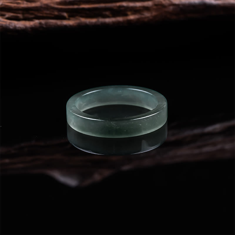 Buddha Stones 翡翠の豊かさと豊かさリング。複数のサイズをご用意しております。 - image 4