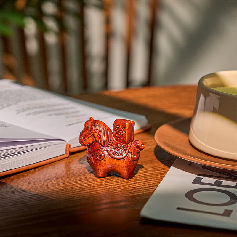 Buddha Stones午年 金持ちになる 緑白檀小葉紫檀菩提樹 動物 ポジティブな装飾 - image 17