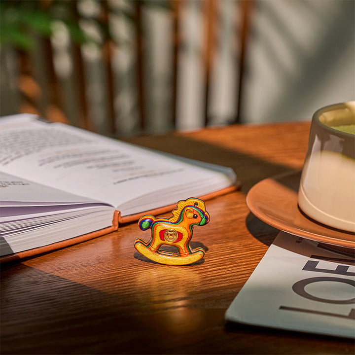 Buddha Stones、午年銅貨、レインボーユーカリ、創造性デスクデコレーション - image 3