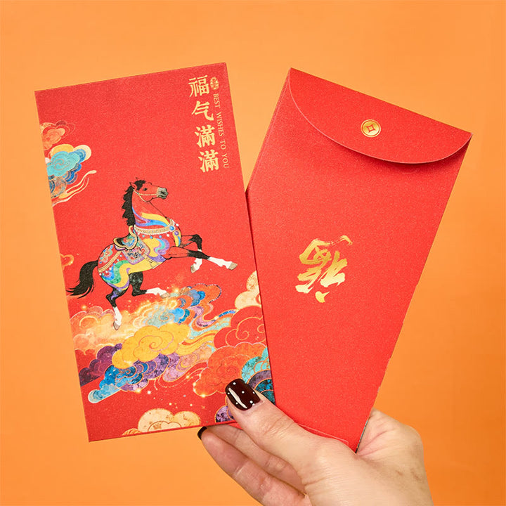Buddha Stones午年 2026 新年の祝福 6個入り 中国製 赤い封筒 - image 3