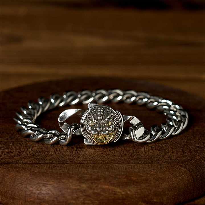 Buddha Stones銅貔貅富幸運ブレスレット - 銅製貔貅（手首周り：21～22cm） - image 0