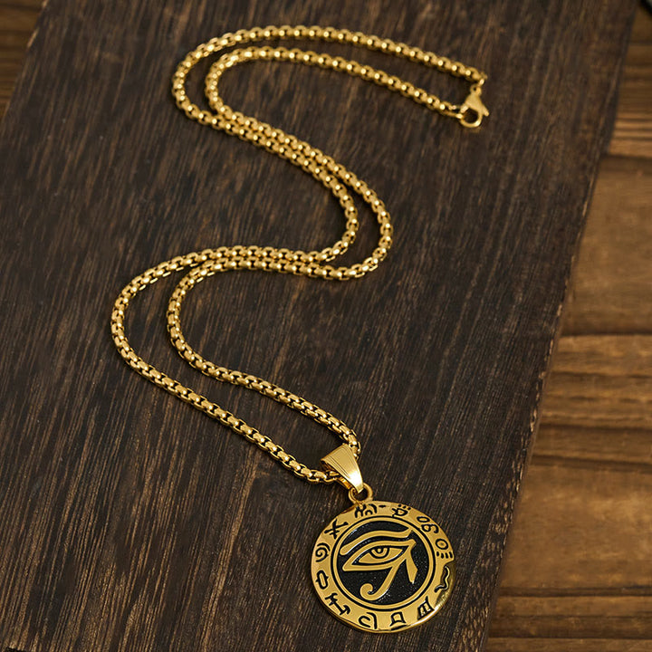 Buddha Stonesチタンスチール イービルアイ バランス ネックレス ペンダント - image 11