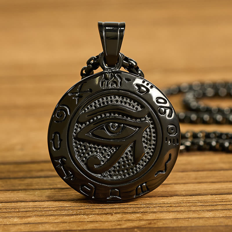 Buddha Stonesチタンスチール イービルアイ バランス ネックレス ペンダント - image 14