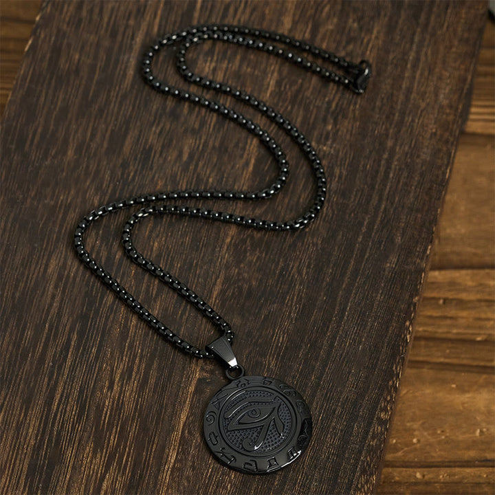 Buddha Stonesチタンスチール イービルアイ バランス ネックレス ペンダント - image 16