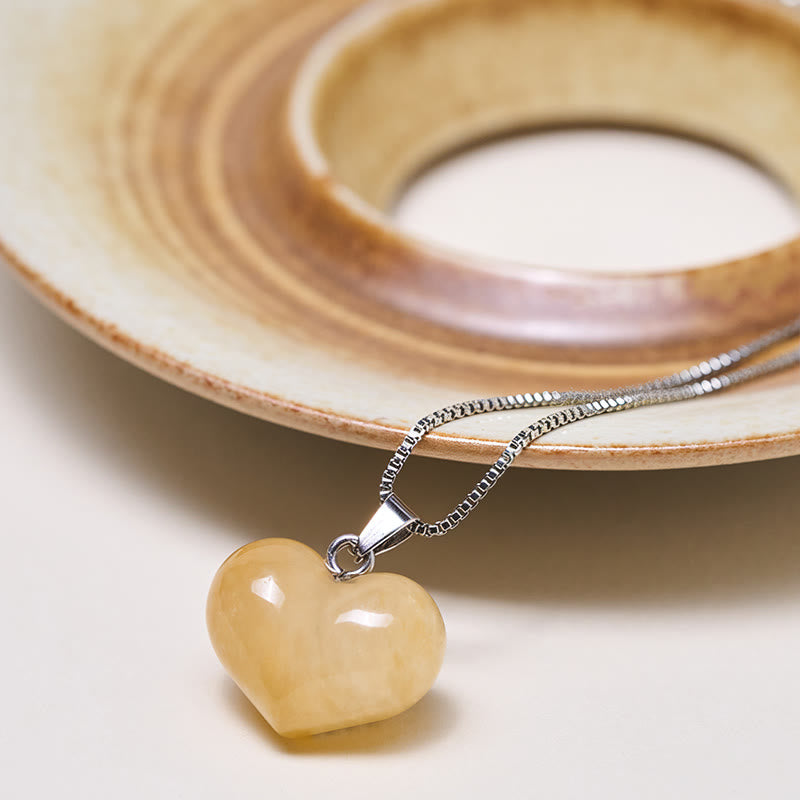 Buddha Stonesハートデザインアメジストトパーズピンククリスタルオパールタイガーアイホワイトクリスタルレッドジャスパーアマゾナイトグリーンアベンチュリンブラックオブシディアンシトリンバランスネックレスペンダント - image 7