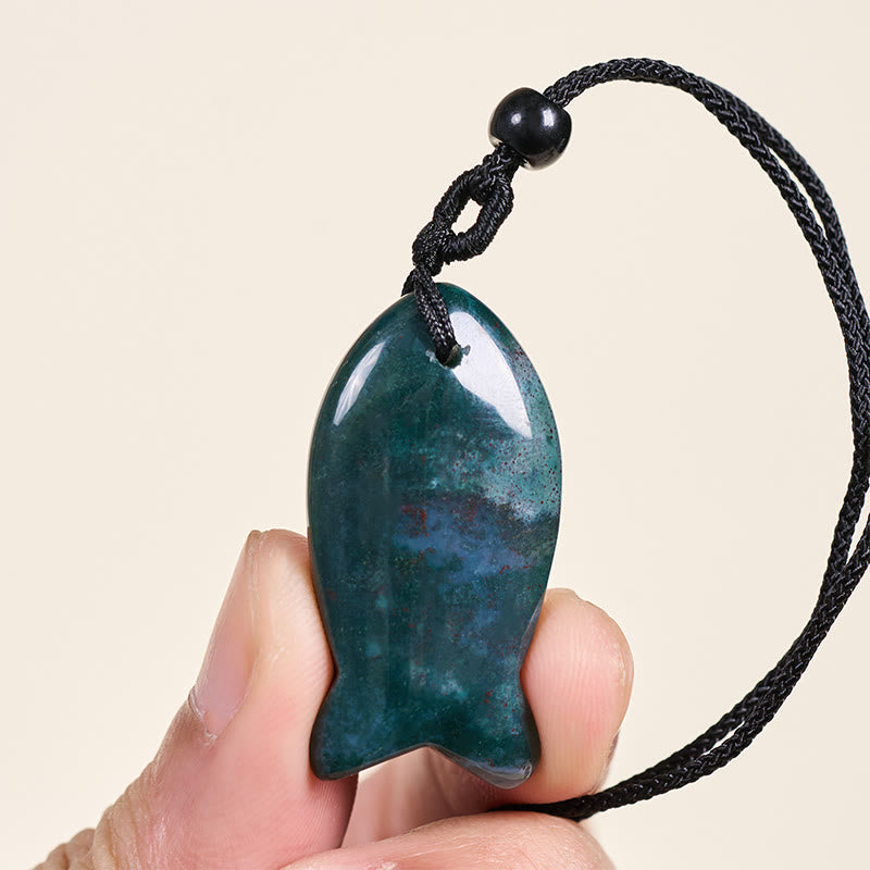 Buddha Stones鯉クリスタル インド瑪瑙 アメジスト トパーズ レッドジャスパー成就温もり ネックレス ペンダント - image 7