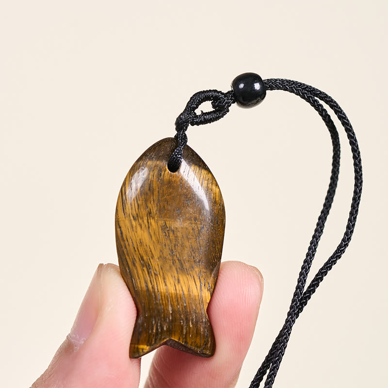 Buddha Stones鯉クリスタル インド瑪瑙 アメジスト トパーズ レッドジャスパー成就温もり ネックレス ペンダント - image 31