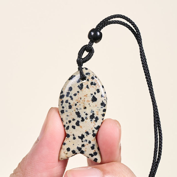 Buddha Stones鯉クリスタル インド瑪瑙 アメジスト トパーズ レッドジャスパー成就温もり ネックレス ペンダント - image 35