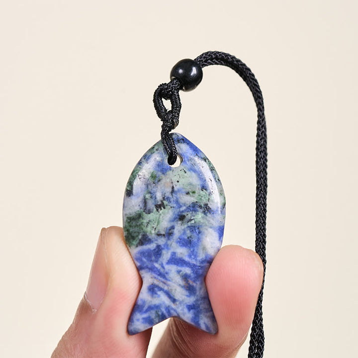 Buddha Stones鯉クリスタル インド瑪瑙 アメジスト トパーズ レッドジャスパー成就温もり ネックレス ペンダント - image 40