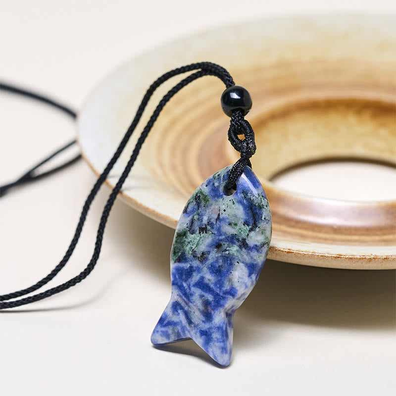 Buddha Stones鯉クリスタル インド瑪瑙 アメジスト トパーズ レッドジャスパー成就温もり ネックレス ペンダント - image 41