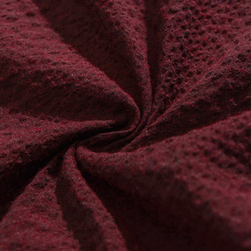 Buddha Stones 春の無地七分袖タンスーツメンズボタンシャツ（ポケット付き） - image 21