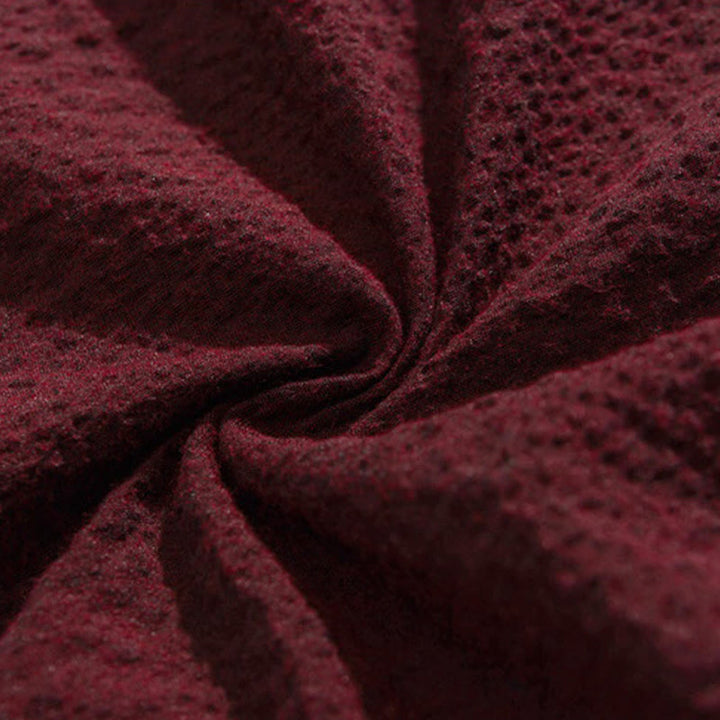 Buddha Stones 春の無地七分袖タンスーツメンズボタンシャツ（ポケット付き） - image 21