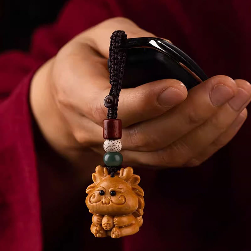 Buddha Stones 午年 紅檀 星月 菩提樹良縁祈願キーホルダー - image 23