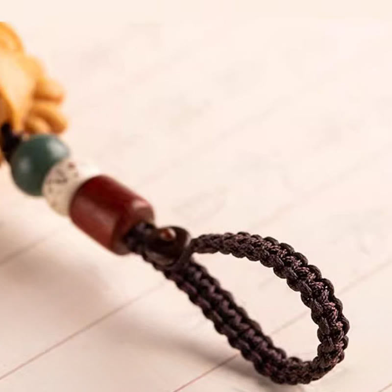 Buddha Stones 午年 紅檀 星月 菩提樹良縁祈願キーホルダー - image 28