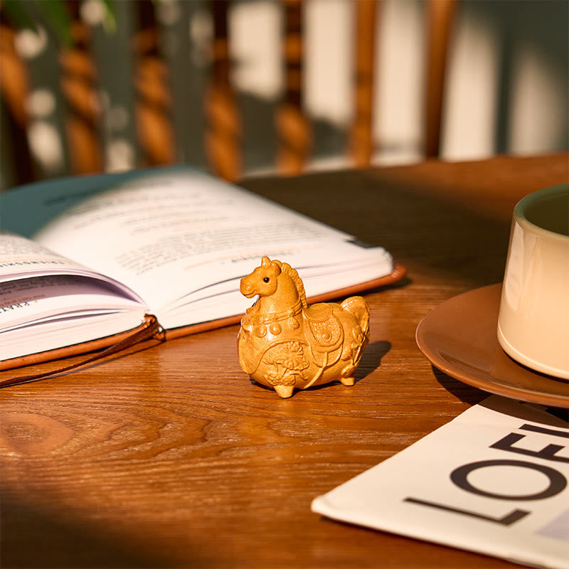 Buddha Stones ミニ 午年 蓮 黒檀 リンデンウッド 緑 白檀 飾り 5.5*5*3.2cm - image 4