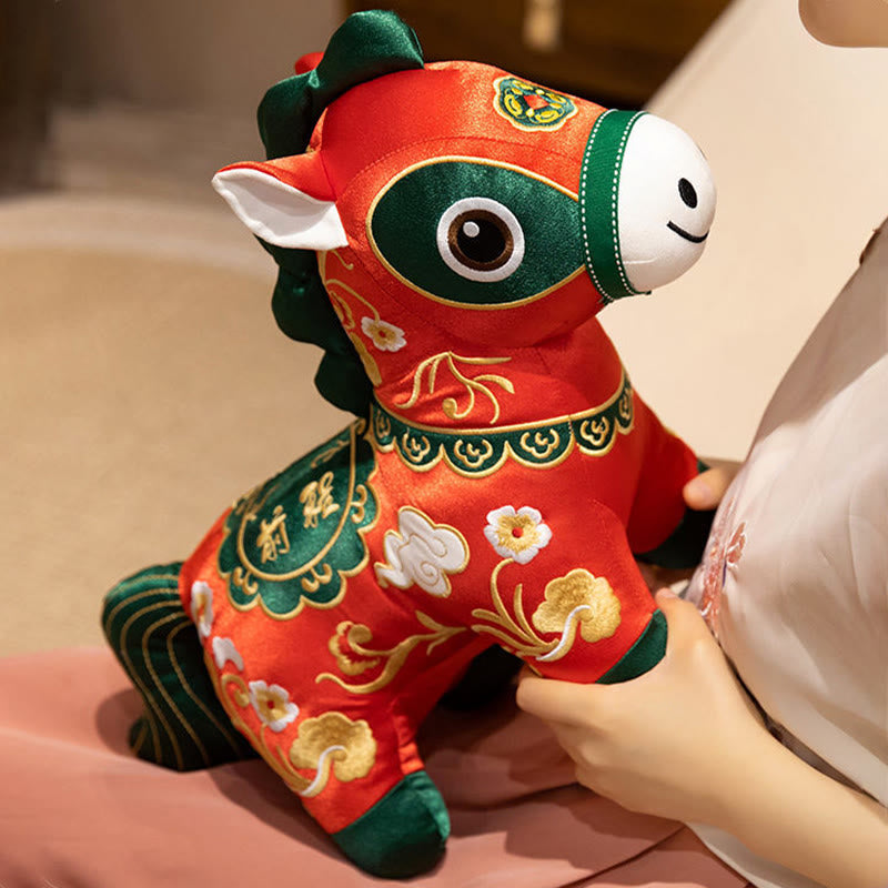 Buddha Stones 午年の刺繍の自由ホームデコレーション - image 3