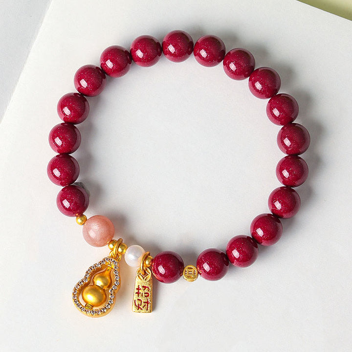 Buddha Stones 辰砂の良縁祈願と幸運繁栄を引き寄せるブレスレット - image 4