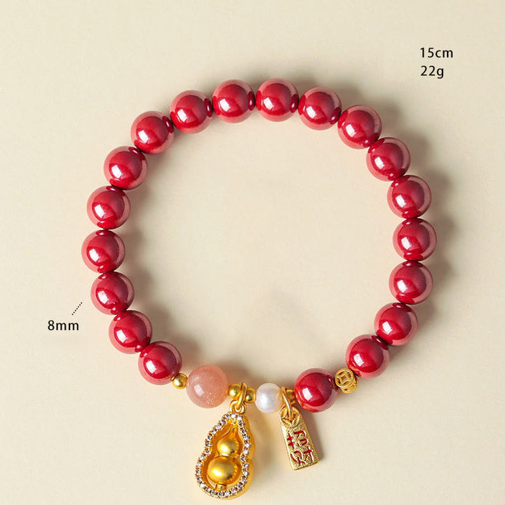 Buddha Stones 辰砂の良縁祈願と幸運繁栄を引き寄せるブレスレット - image 7