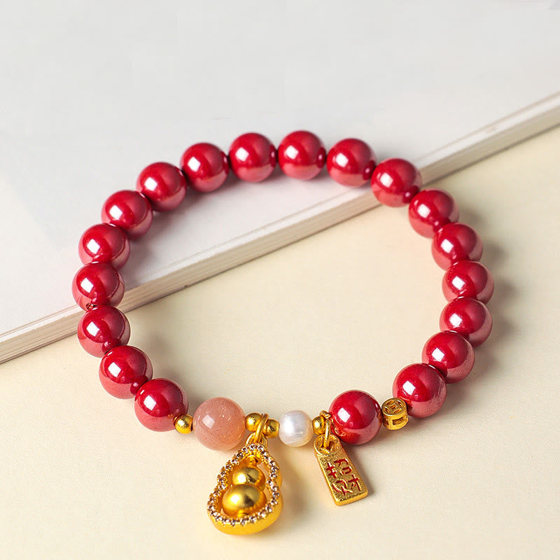 Buddha Stones 辰砂の良縁祈願と幸運繁栄を引き寄せるブレスレット - image 8