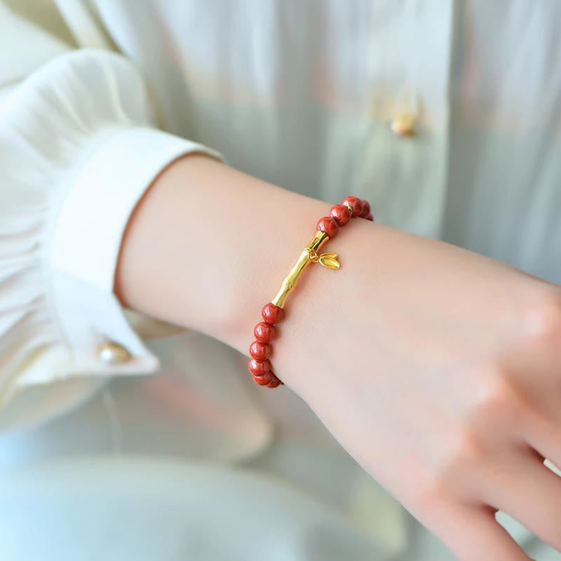 Buddha Stones シナバー 925 スターリングシルバー コンセントレーションブレスレット - image 2