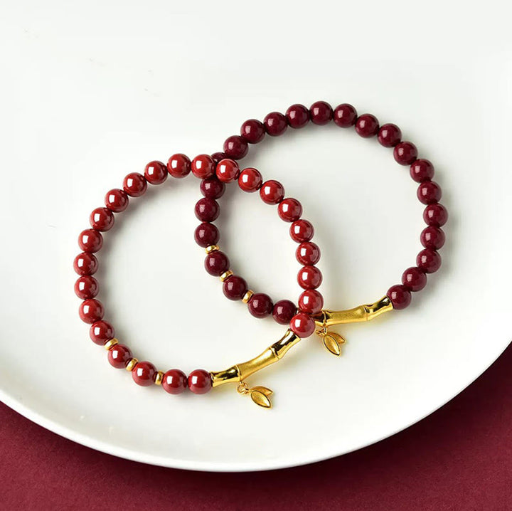 Buddha Stones シナバー 925 スターリングシルバー コンセントレーションブレスレット - image 15