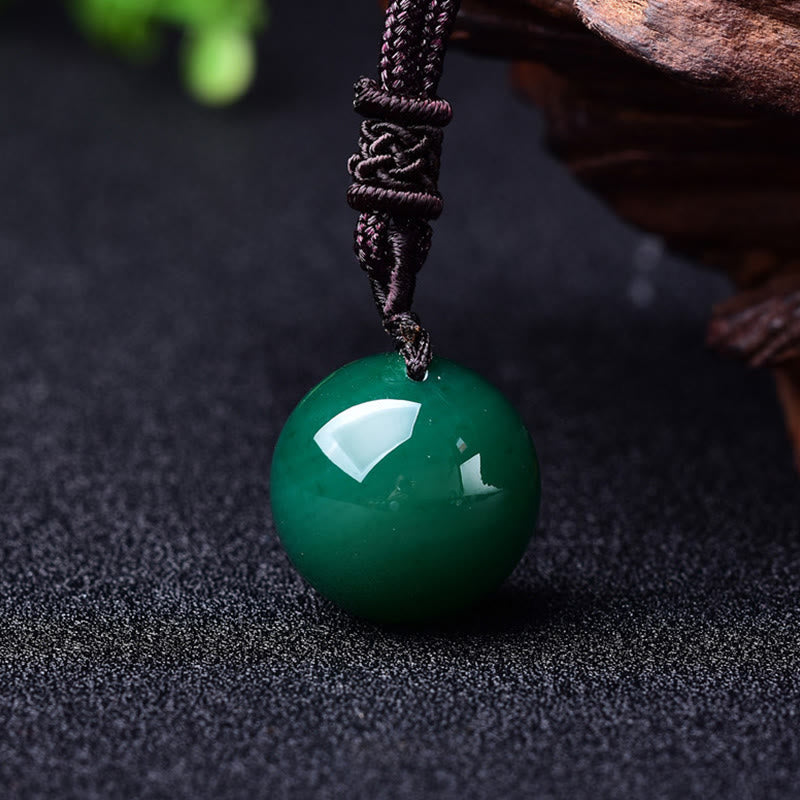 Buddha Stones アメジスト、イエローアゲート、各種アゲート、ピンククリスタル、ラズライト、ラピスラズリ、バランスネックレス、ペンダント - グリーンアゲート - image 5