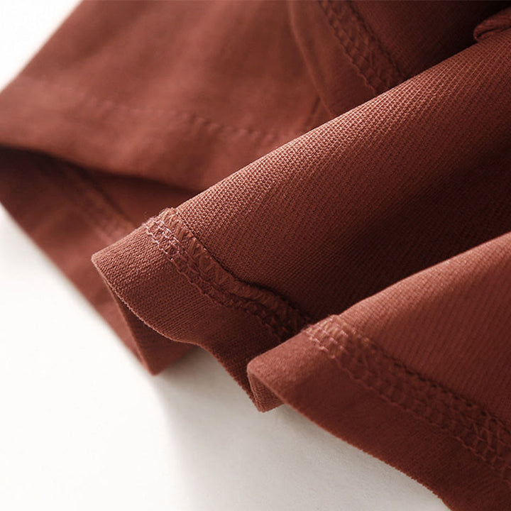 Buddha Stones 秋冬 無地 ボタンダウン レースアップデザイン 長袖 ミディ丈 ドレス ポケット付き - image 10