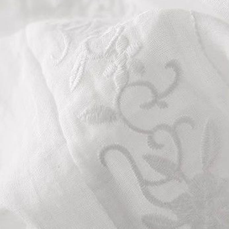 Buddha Stonesサイド刺繍デザインレディース7-8丈ワイドレッグパンツ（ポケット付き） - image 11