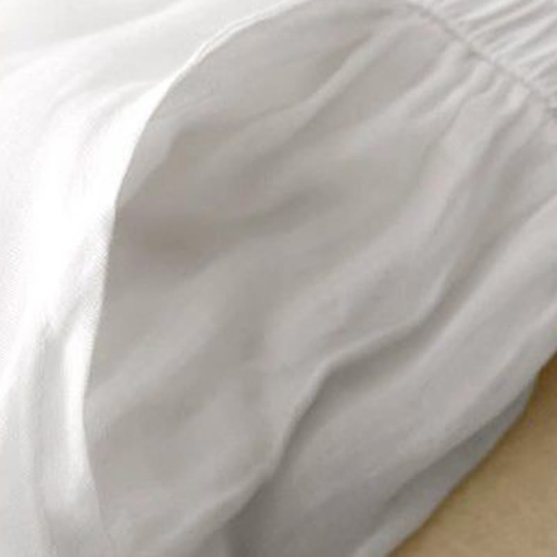 Buddha Stonesサイド刺繍デザインレディース7-8丈ワイドレッグパンツ（ポケット付き） - image 12