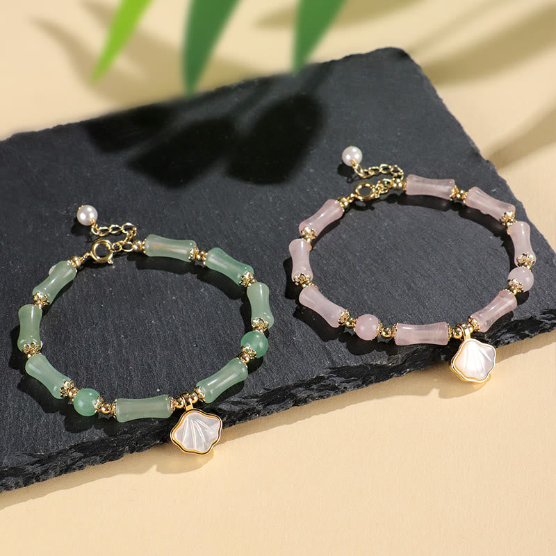 Buddha Stones ペリドット、グリーンアゲート、翡翠、ピンククリスタル、ブラックオブシディアンのラブブレスレット - image 15