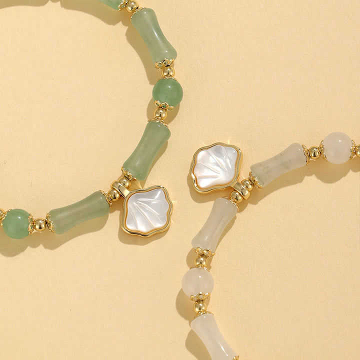 Buddha Stones ペリドット、グリーンアゲート、翡翠、ピンククリスタル、ブラックオブシディアンのラブブレスレット - image 14