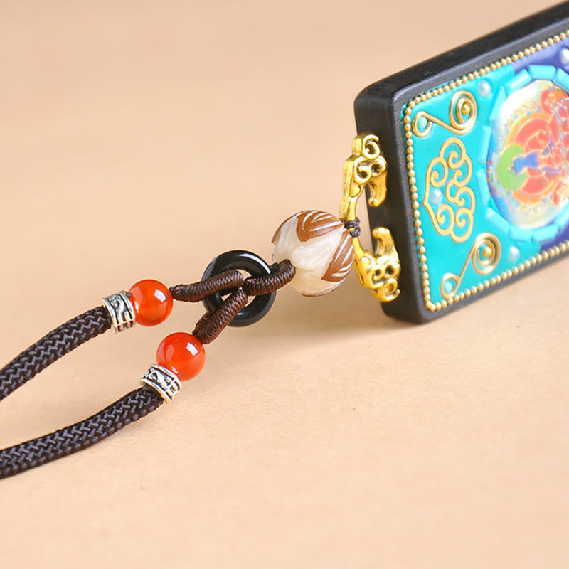 Buddha Stones 黒檀の平和ネックレスペンダント - image 9