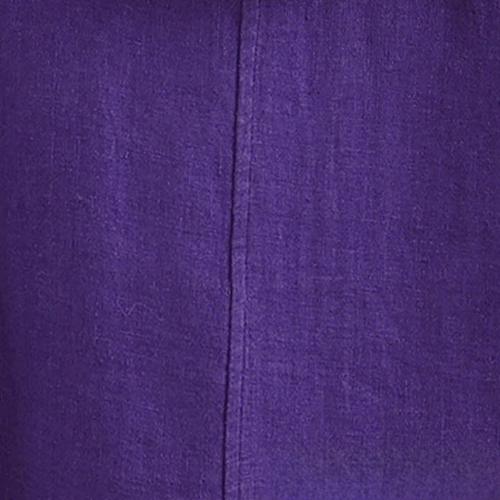 Buddha Stones 春のVネックフロッグボタン長袖無地レディースコットンシャツ - image 20