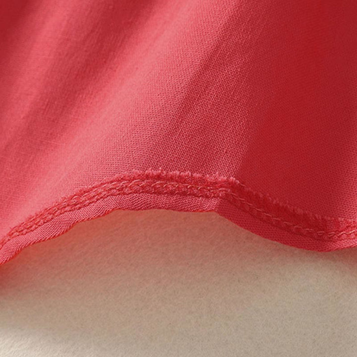 Buddha Stones 夏 スタンドカラー 半袖 無地 レディース ボタン コットン シャツ ポケット付き - image 13