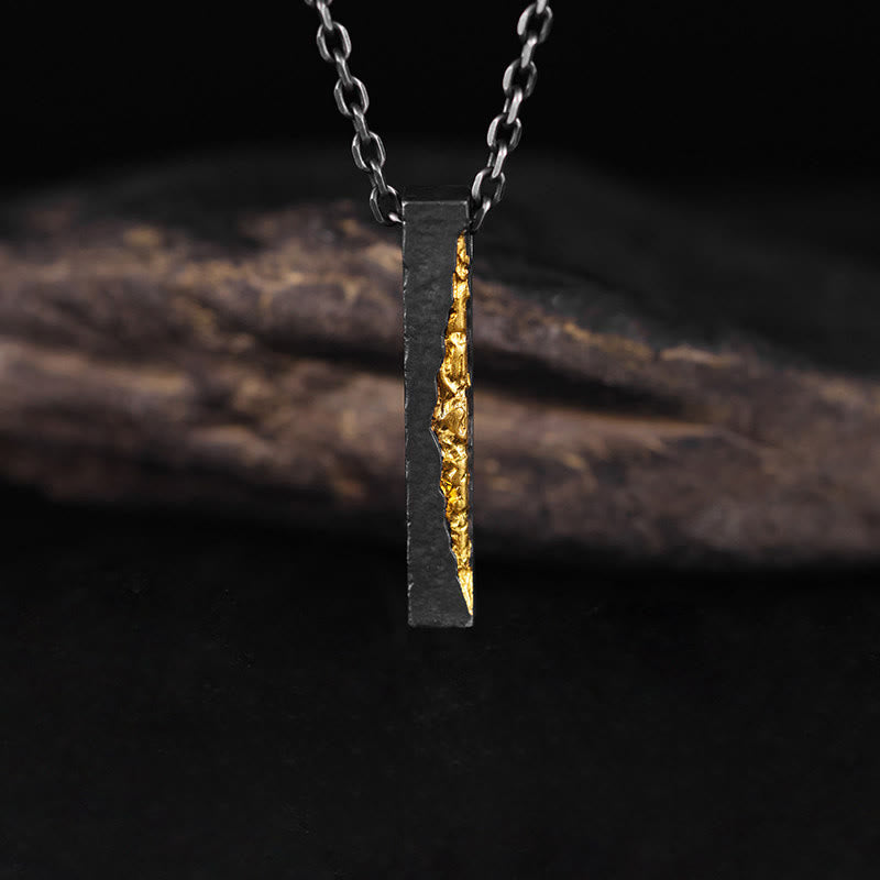 Buddha Stones 999スターリングシルバー999ゴールドオーム・マニ・パドメ・フムウィズダムネックレスペンダント - image 3