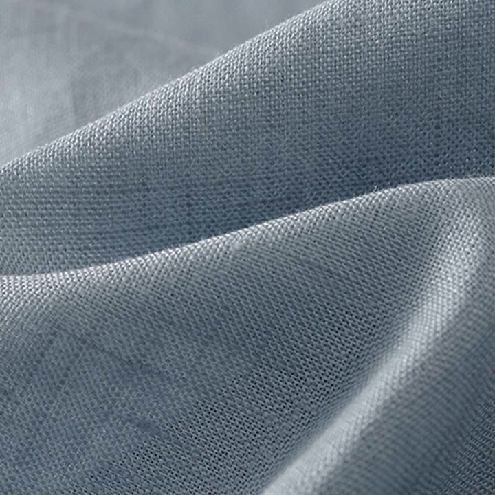 Buddha Stones 夏 スタンドカラー 半袖 無地 レディース フロッグボタン コットンシャツ ポケット付き - image 8