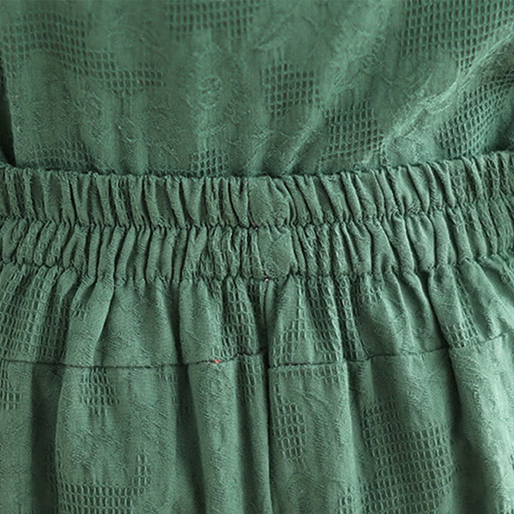 Buddha Stones 2点セット 花柄 カエルボタン シャツ コットン ハーレムパンツ ポケット付き - image 12