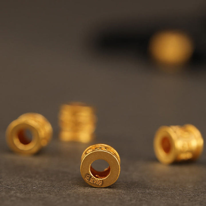 Buddha Stones チベットのハンドメイド999ゴールド製「オーム・マニ・パドメ・フム」幸運の守護ブレスレット - image 11