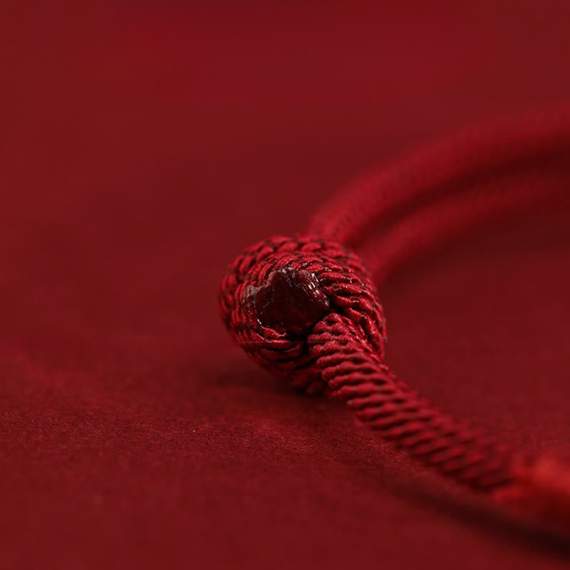 Buddha Stones 999 ゴールドリングデザイン ハンドメイド 幸運 編み込み レッドロープ ブレスレット アンクレット - image 12